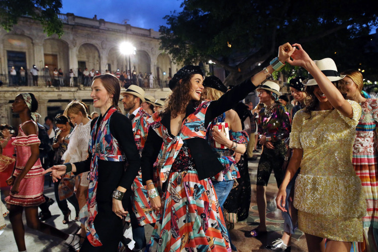 Image: Fashion show of French fashion house Chanel in Havana