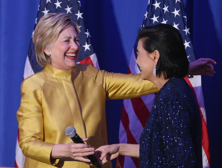 Image: Democratic Candidate For President Hillary Clinton Speaks To The APAICS Conference