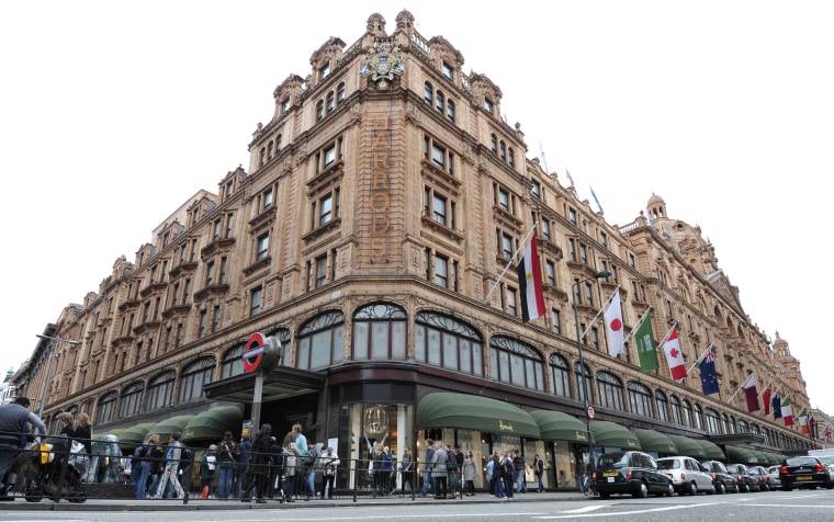 Image: Harrods department store in London