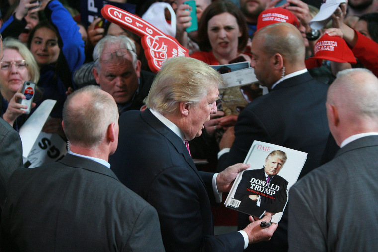 Image: Donald Trump Holds Campaign Rally In Charleston, WV
