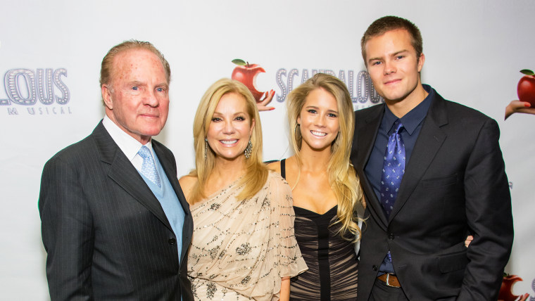 Kathie Lee with daughter Cassidy, son Cody, and late husband Frank Gifford.