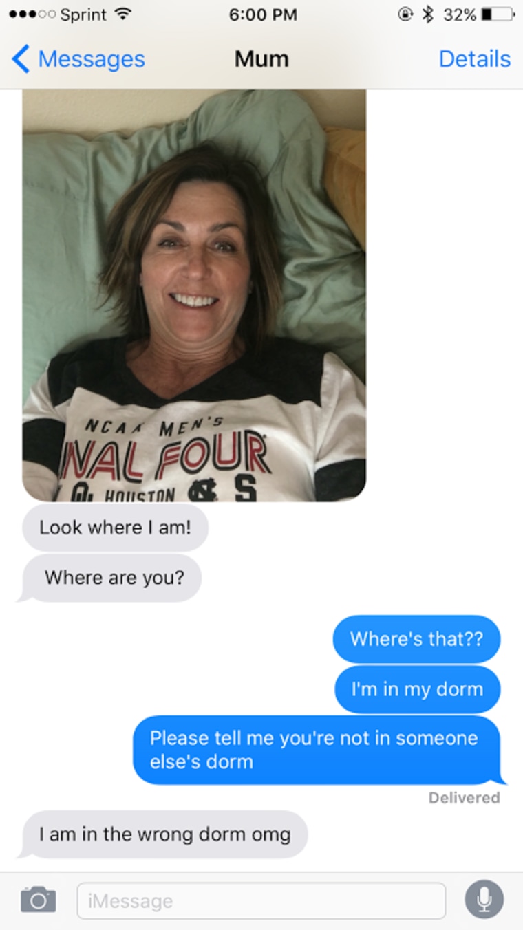 Mom Surprises Daughter At College — But Takes Selfie From Wrong Dorm Bed