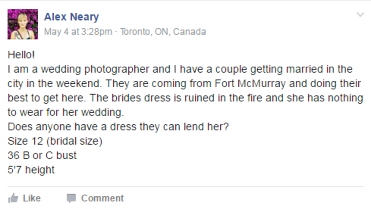 fort mcmurray wedding dress