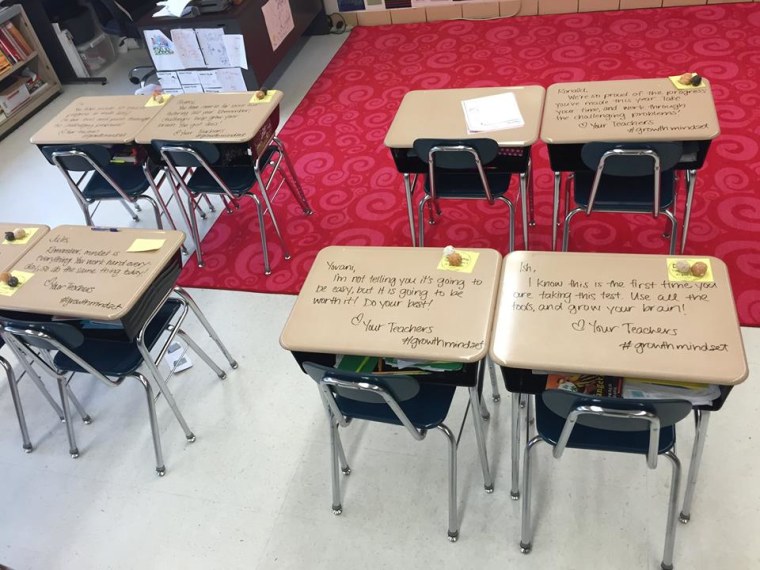 growth mindset desks