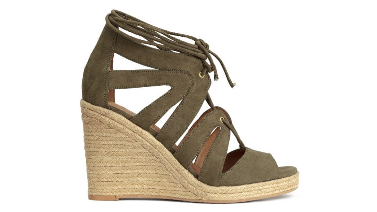 Wedge-heeled sandals