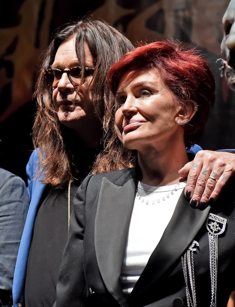 Ozzy Osbourne and Sharon Osbourne