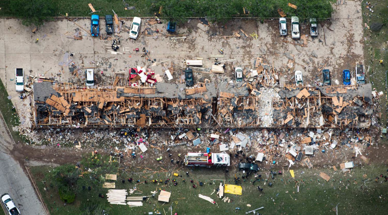 IMAGE: West, Texas, explosion aftermath