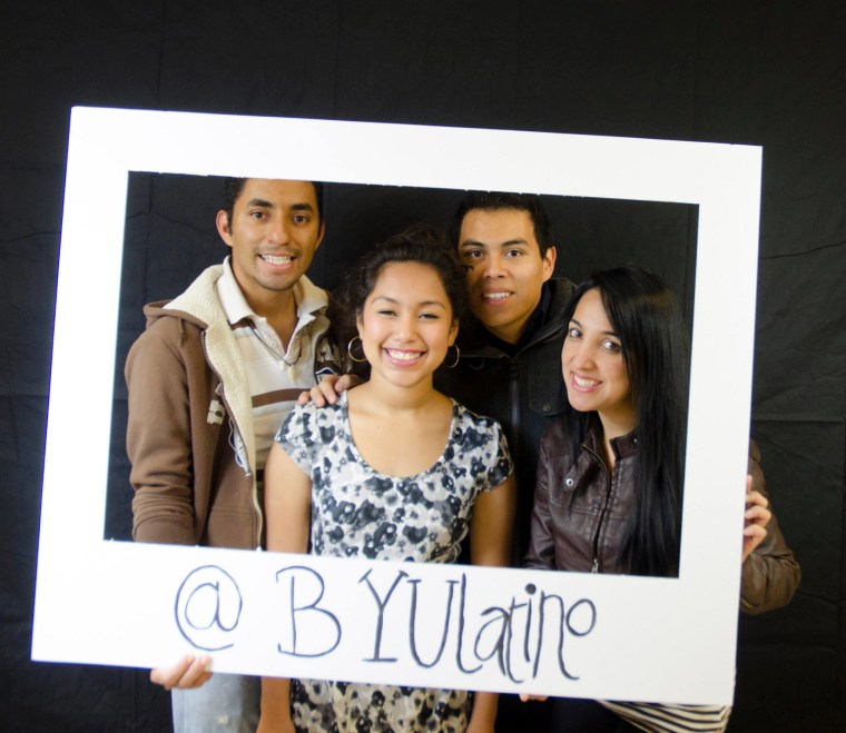 Celebrating Latino heritage at BYU Latino Festival, November 2014.