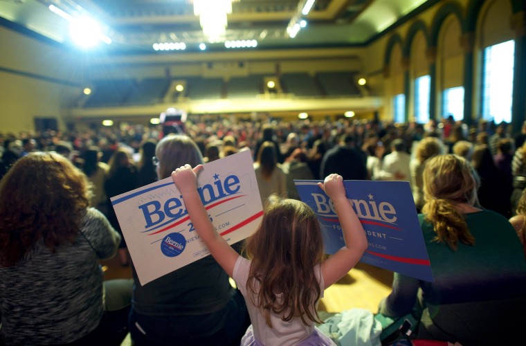 Image: *** BESTPIX *** Bernie Sanders Campaigns In Atlantic City