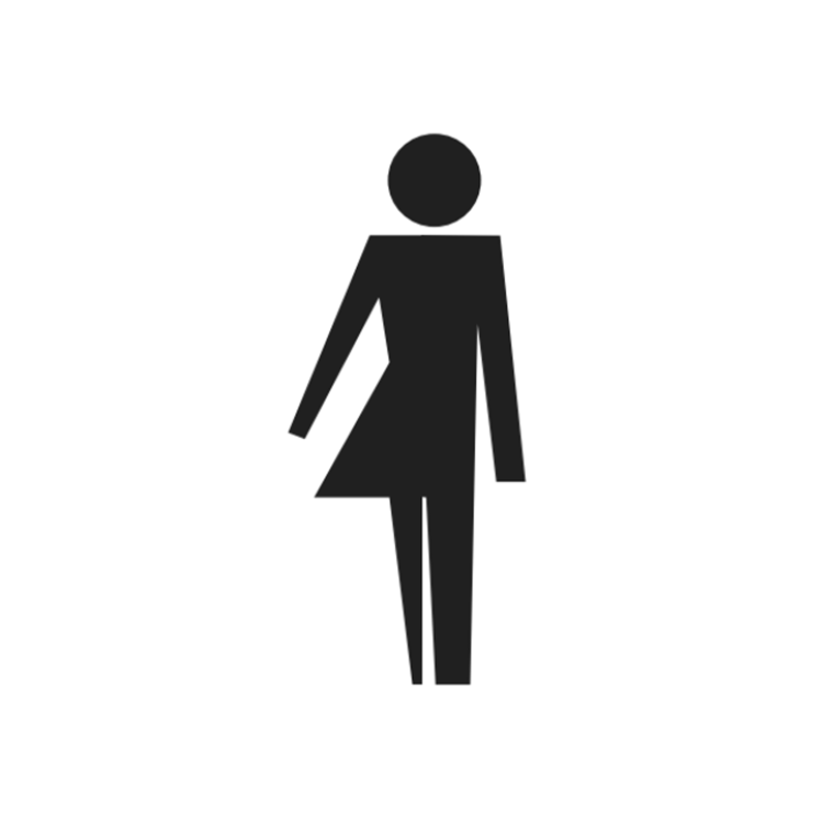 Gender-neutral clothing logo
