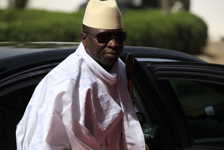 IMAGE: Gambian President Yahya Jammeh