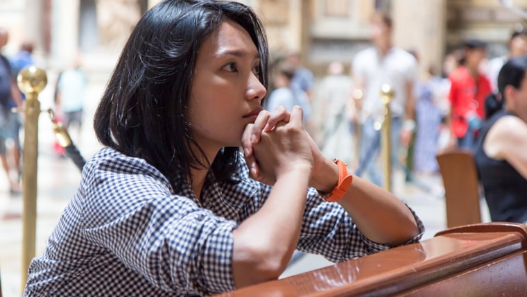 woman praying