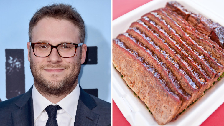 Seth Rogen's favorite foods: smoked brisket