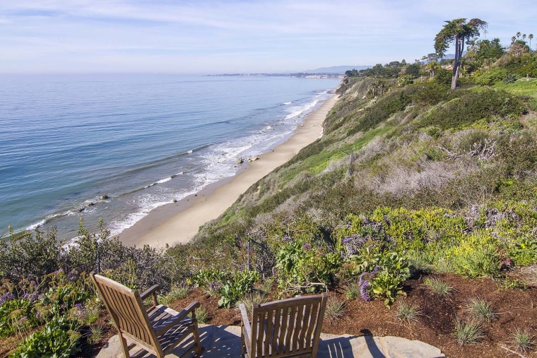 Seaside mansion in California