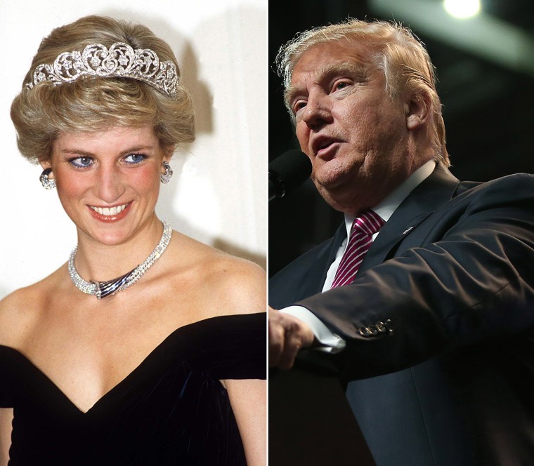 Image: Princess Diana and Donald Trump