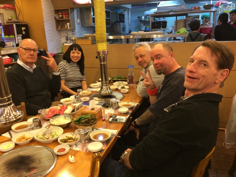 The 'On Assignment' team grabs a bite to eat while in Seoul, South Korea to shoot 'The Clone Zone.'
