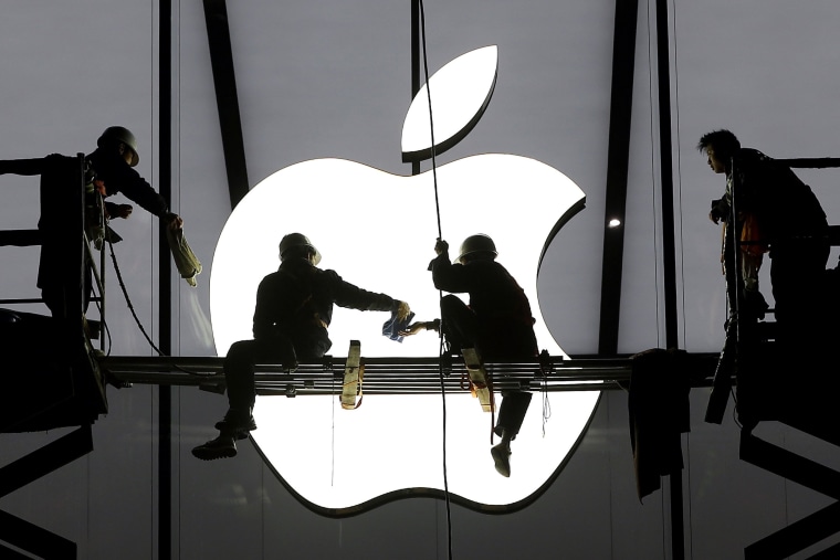 Apple is replacing AT&T in the iconic Dow Jones Industrial Average.