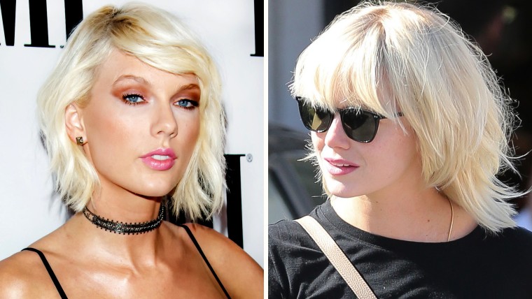 Taylor Swift / Emma Stone blonde hair