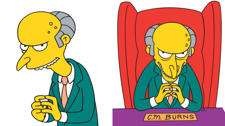 Mr. Burns from "The Simpsons"