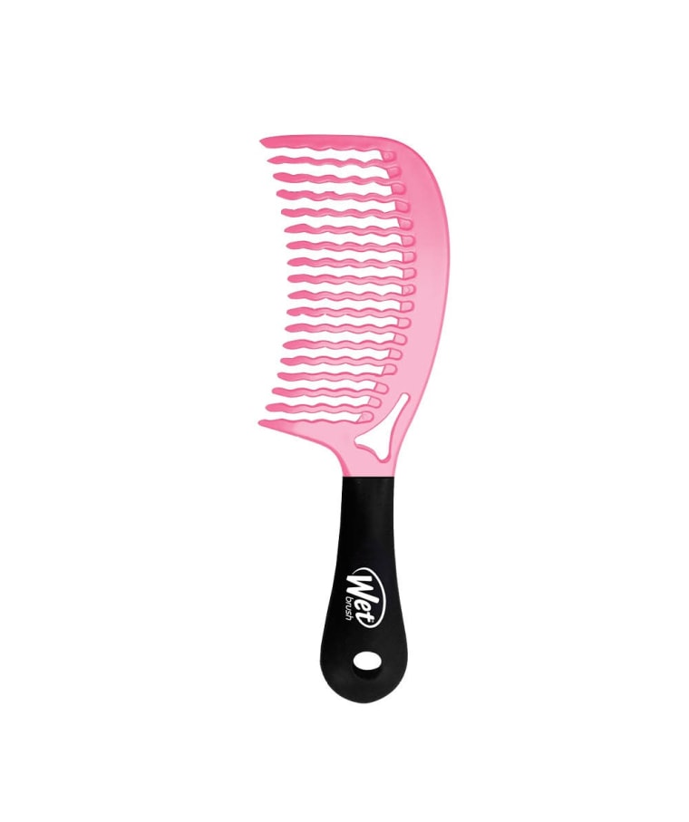 Wet brush detangling comb