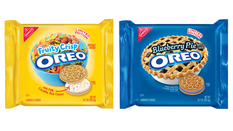 Blueberry Pie OREO, Fruity Crisp OREO