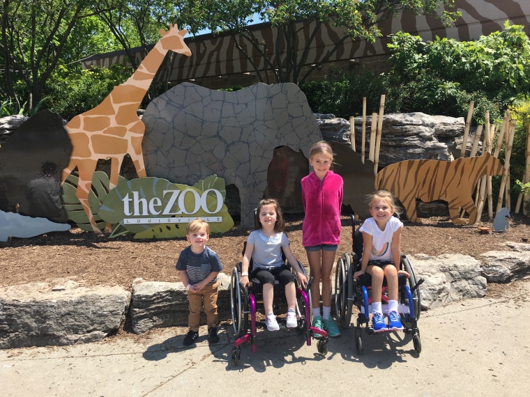 Eden visits the local zoo with new friends.