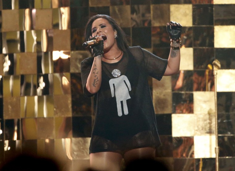 Singer Demi Lovato performs "Cool For The Summer" on stage at the 2016 Billboard Awards in Las Vegas