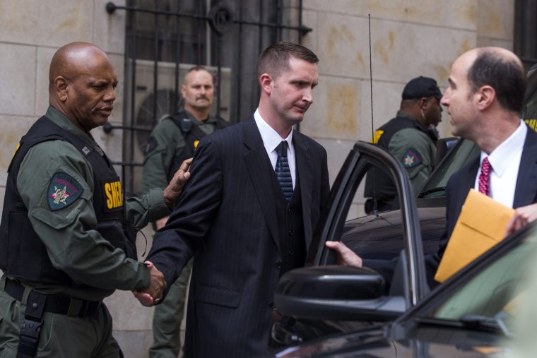 Image: Officer Nero Acquitted of all Charges in Freddie Gray Baltimore Case