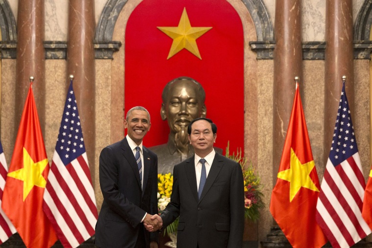 Image: Barack Obama, Tran Dai Quang