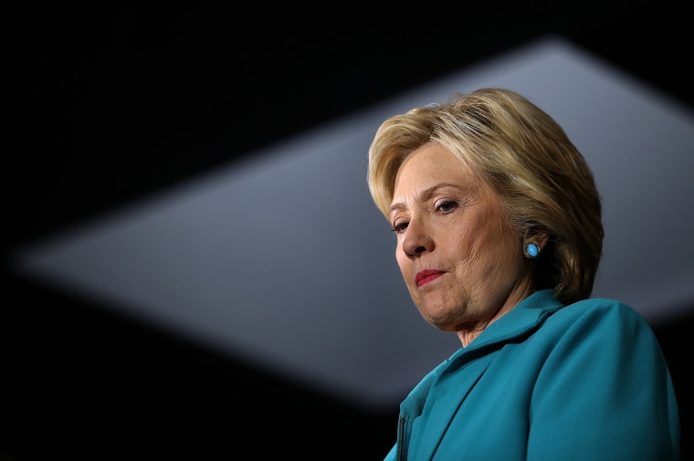 Image: Democratic Presidential Candidate Hillary Clinton Campaigns In Southern California