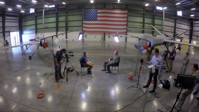 The commander of Creech Air Force Base, distinguished former combat fighter pilot Colonel Case Cunningham, sits down with Richard Engel to discuss drone warfare.