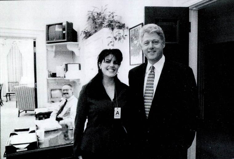 Image: Monica Lewinsky meeting President Bill Clinton