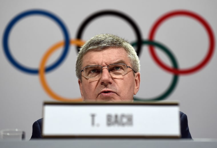 Image: International Olympic Committee president Thomas Bach