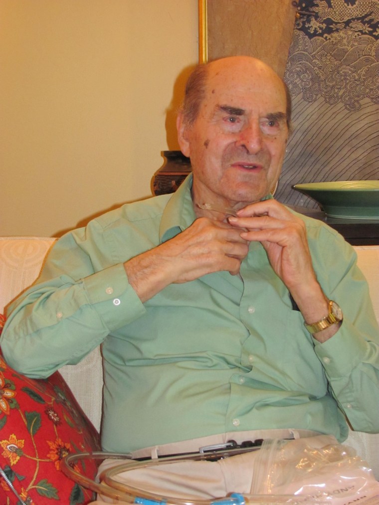 Image: Dr. Henry Heimlich saves woman with maneuver he invented