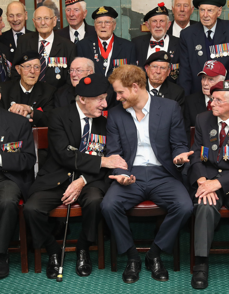 Image: Prince Harry Attends Reception For Normandy Veterans