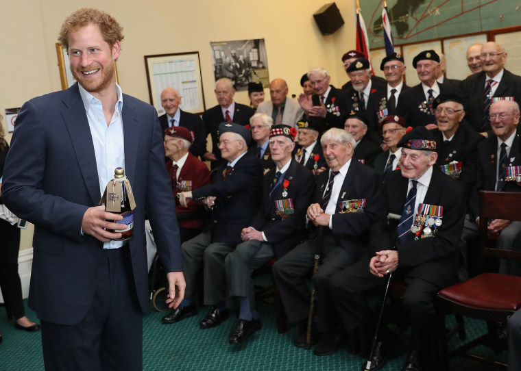 Image: Prince Harry Attends Reception For Normandy Veterans