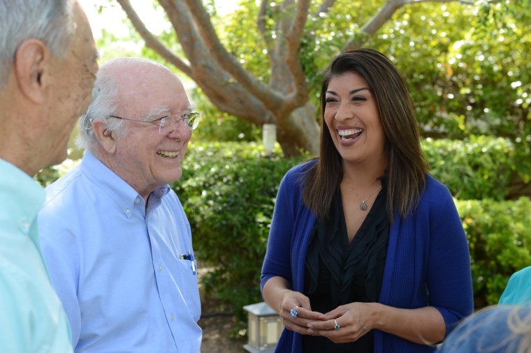 Lucy Flores is campaigning for Congress