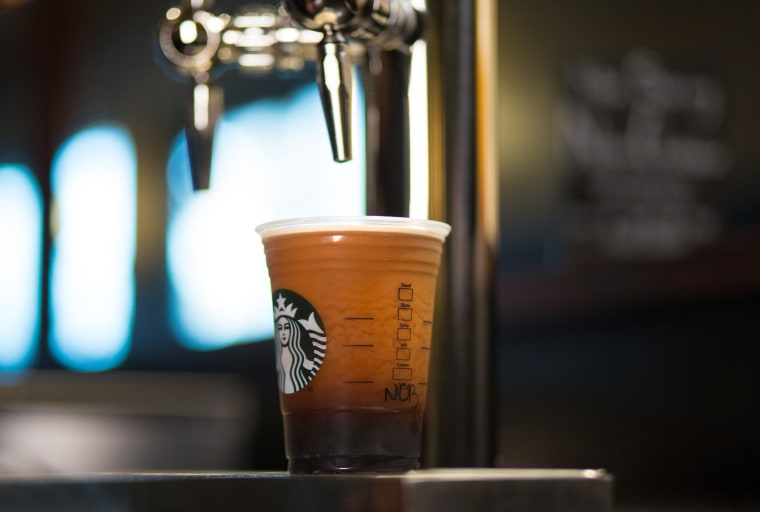 Starbucks Nitro Cold Brew photographed at the Olive Way Starbucks store in Seattle. Photographed on Tuesday, May 24, 2016. (Joshua Trujillo, Starbucks)