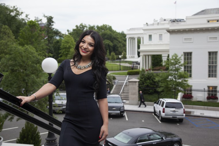 Image: Young Latinos of the Obama White House . Former staffer Mabell Arrambide.