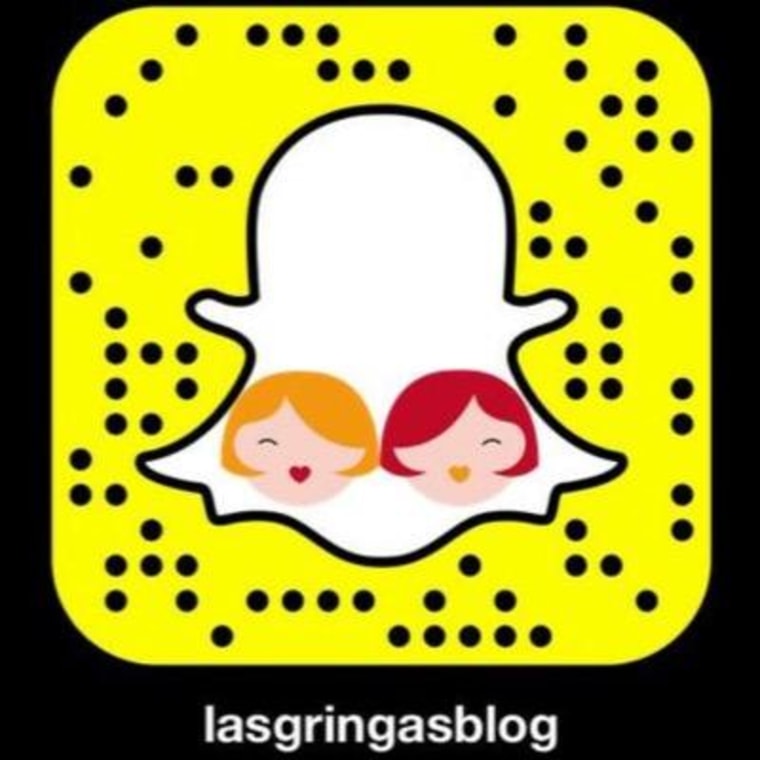 @lasgringasblog on Snapchat.