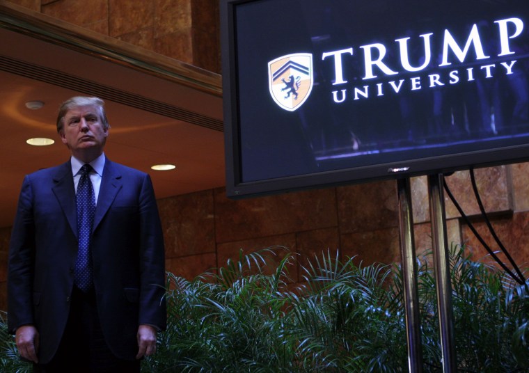 IMAGE: Launch of Trump University