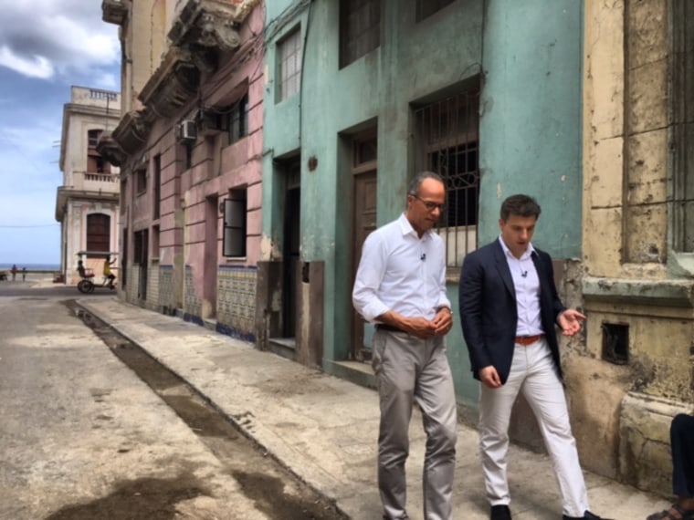 Lester Holt met with Airbnb co-founder Brian Chesky in Havana, where the short-term rental service is quickly growing.