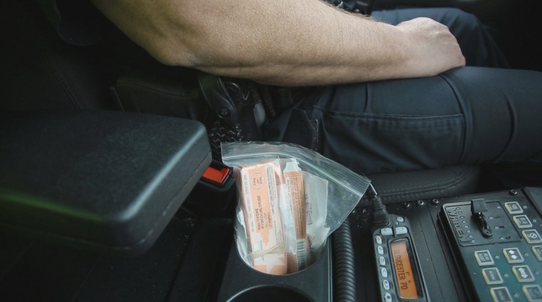 Image: Gloucester Police Officers often travel with Narcan