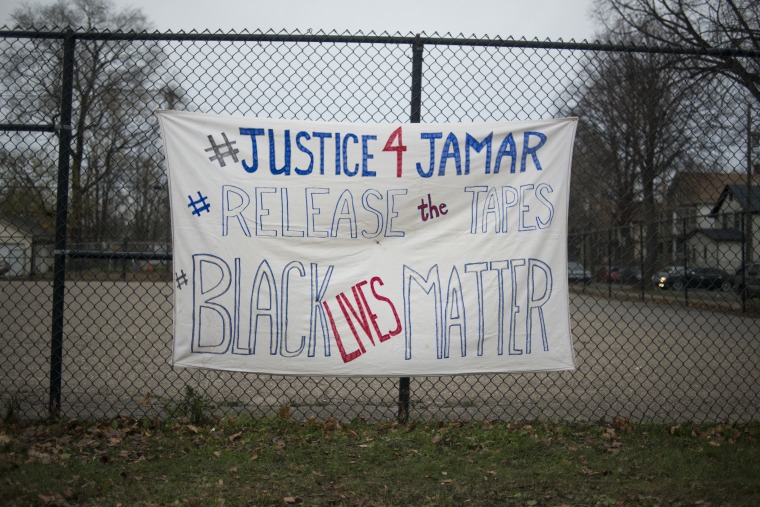 Black Lives Matter Activists Group Continues To Protest Police Shooting Of Jamar Clark