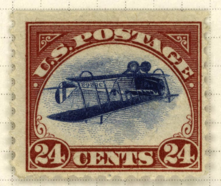 Image: Inverted Jenny stamp