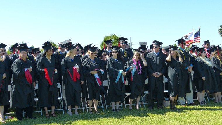 IMAGE: Simpson University students graduate 2016