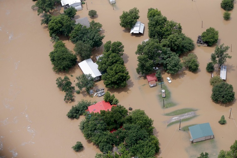 Image: Aerial Photos: Brazos river flooding