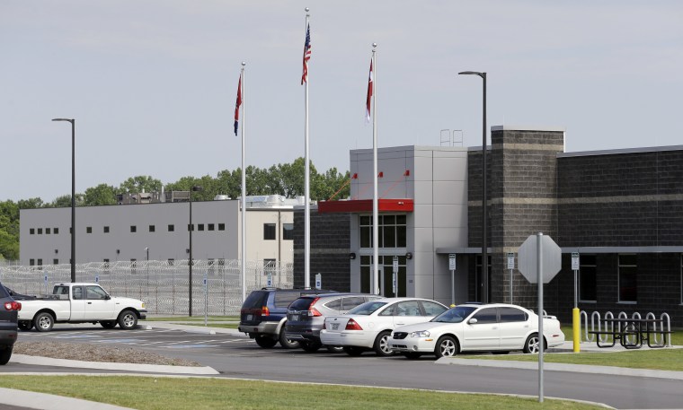 Trousdale Turner Correctional Center is shown in Hartsville, Tenn. on May 24. Tennessee's newest prison had to halt new admissions after just four months of full operation.