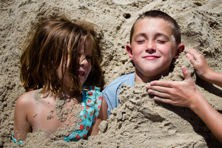 Wyatt says capturing kids' reactions to summer activities can be a touching way to preserve memories.