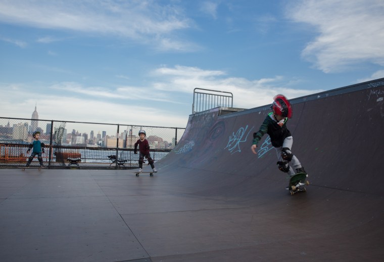 "It's beautiful out, so get outside and bring the skateboard, scooter, bike or roller skates," says Guenther.